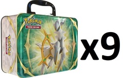 Pokemon 2022 Spring Collector Chest Tin CASE - Arceus (9 Chest Tins)